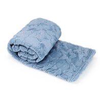 Manta Estrella Sherpa Casanova Kids Azul, Fucsia