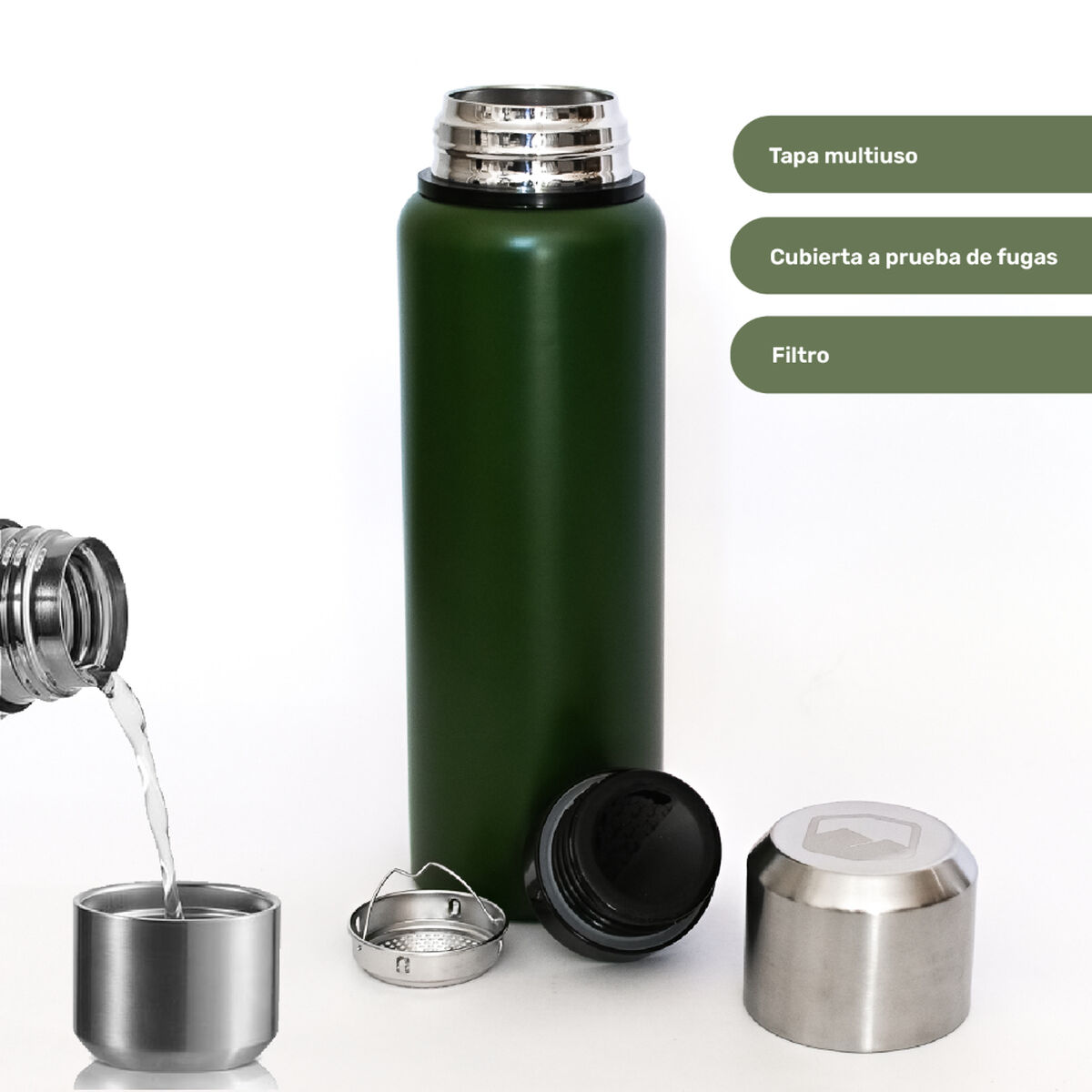Termo Lhotse Patagón Verde 1,3 Lt