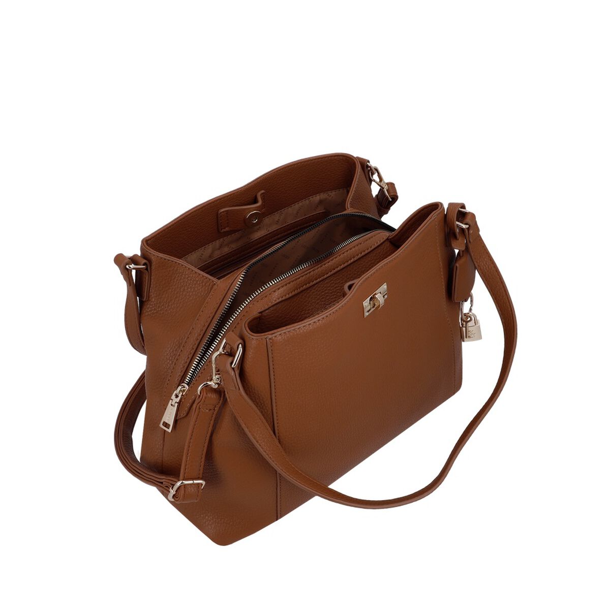 Cartera de hombro Secret Minsk ST6 L Caf&eacute;