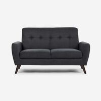 Sofá Rosen Adele 2 cuerpos Grafito