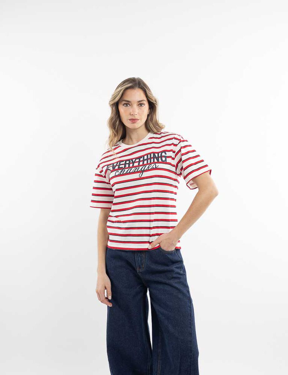 Polera Algod&oacute;n Oversize Mujer Zibel
