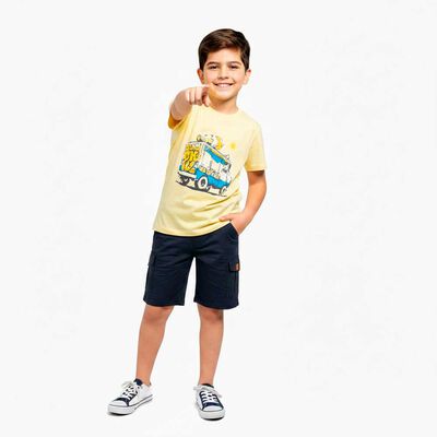 Polera Manga Corta Ni&ntilde;o Chess