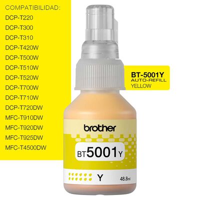 Imagen 2 del producto Tinta Brother BT5001 Yellow