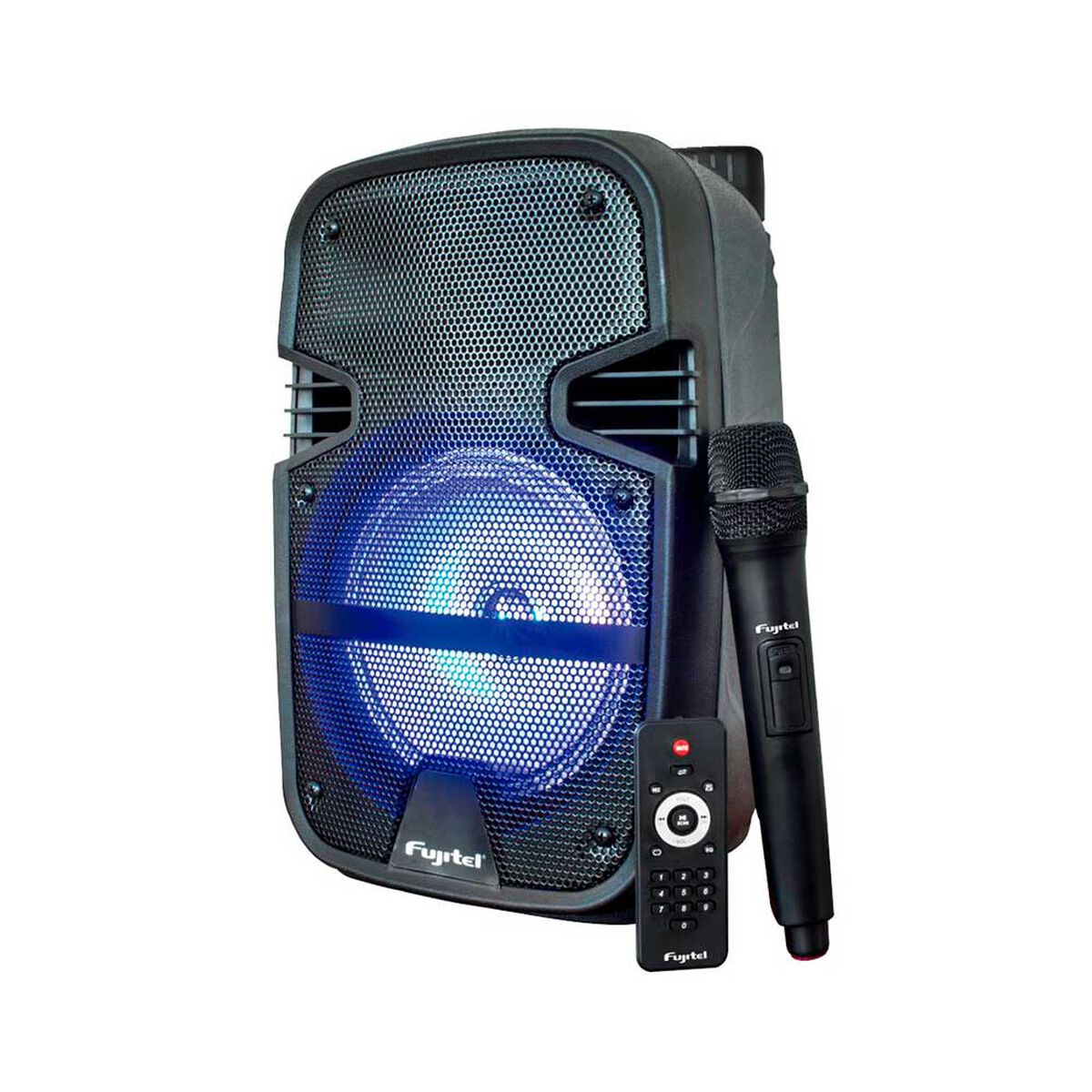 Parlante Bluetooth Fujitel BT8200L Karaoke Negro