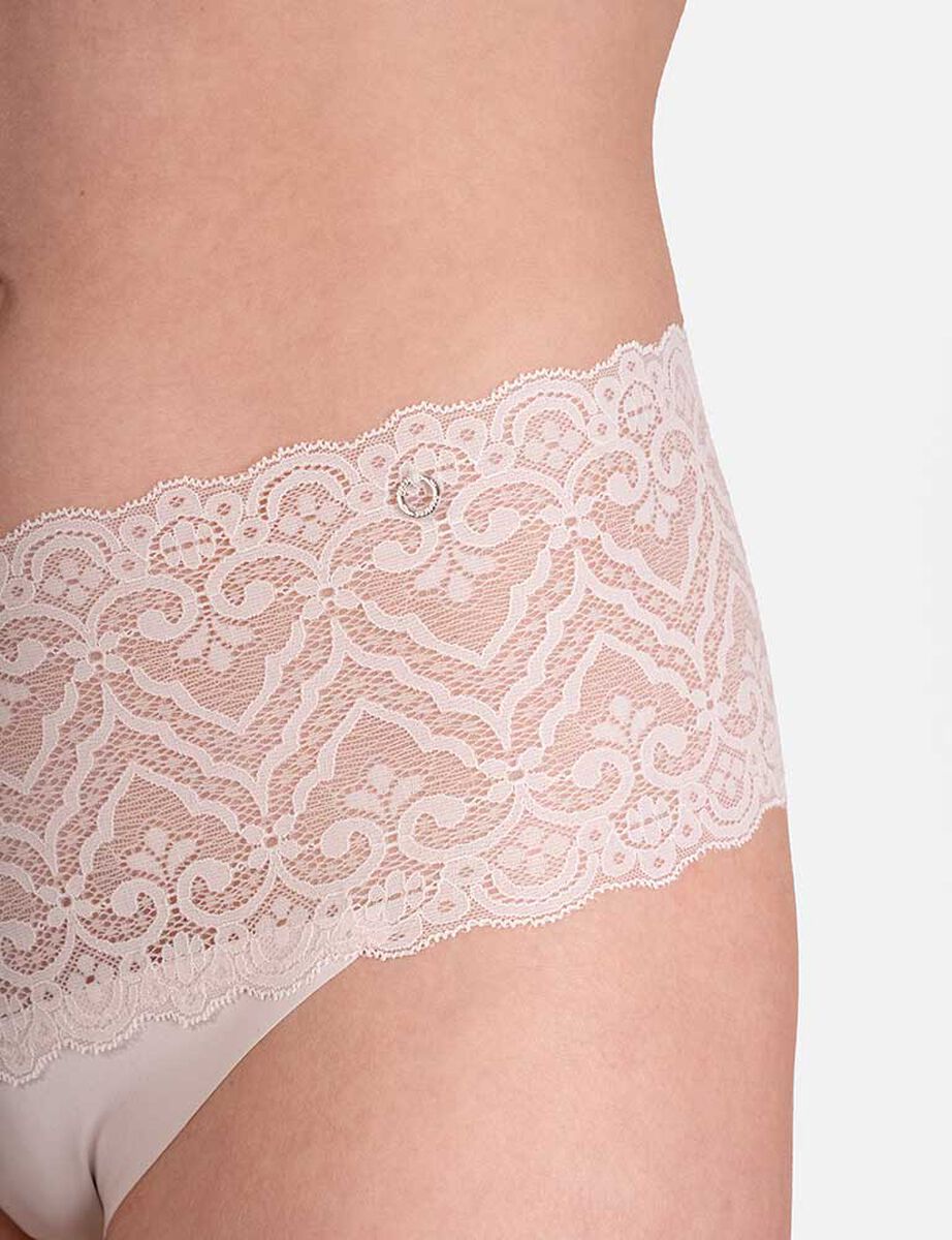 Pack 3 Calz&oacute;n Culotte Encaje Microfibra Corte Laser Palmers