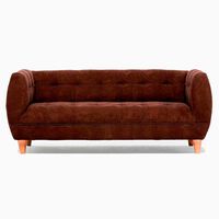 Sofá Barra Design Gracia 3 Cuerpos Café