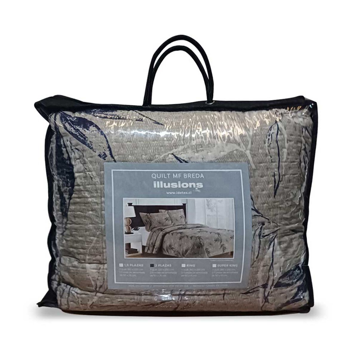 Quilt Illusions 1.5 Plazas Breda Beige