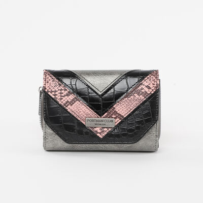 Billetera Negro Portman Club Woman