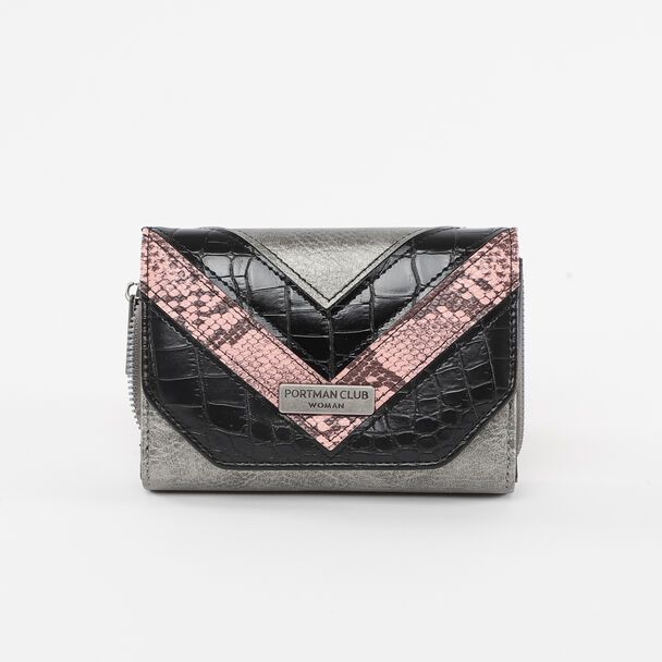 Billetera Negro Portman Club Woman