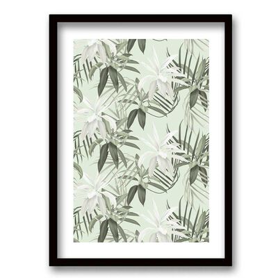 Cuadro Decorativo Retela Mint Boo 70 x 50 cm