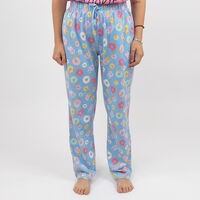 Pantalón Pijama Mujer Icono Celeste