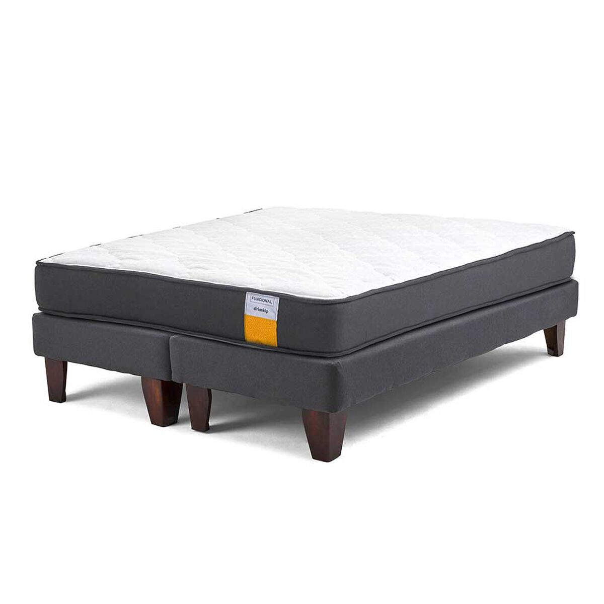 Cama Europea Drimkip Base Dividida Súper King Funcional