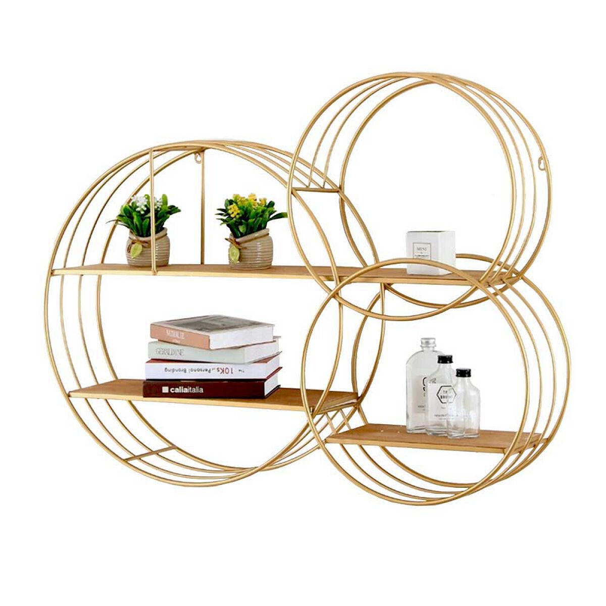 Repisa de Pared Circular Triple Ankara Store