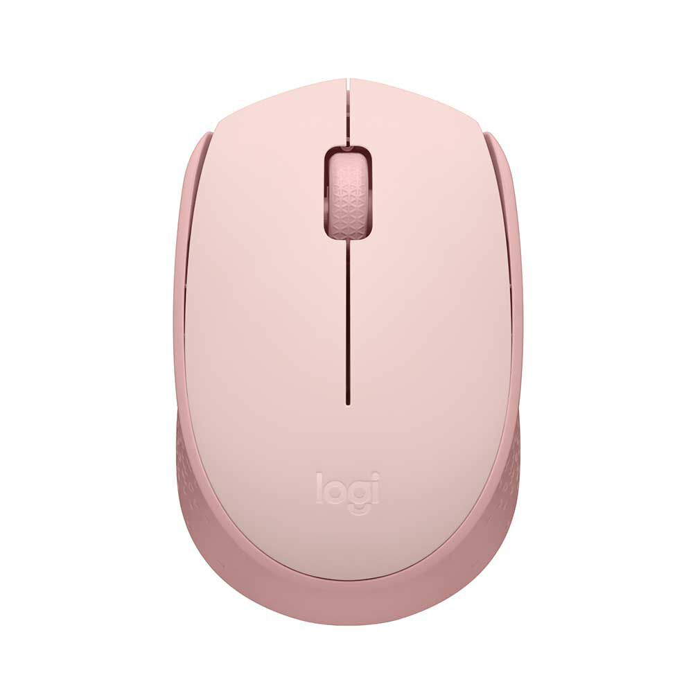 Mouse inalámbrico óptico Logitech M170 Rosado