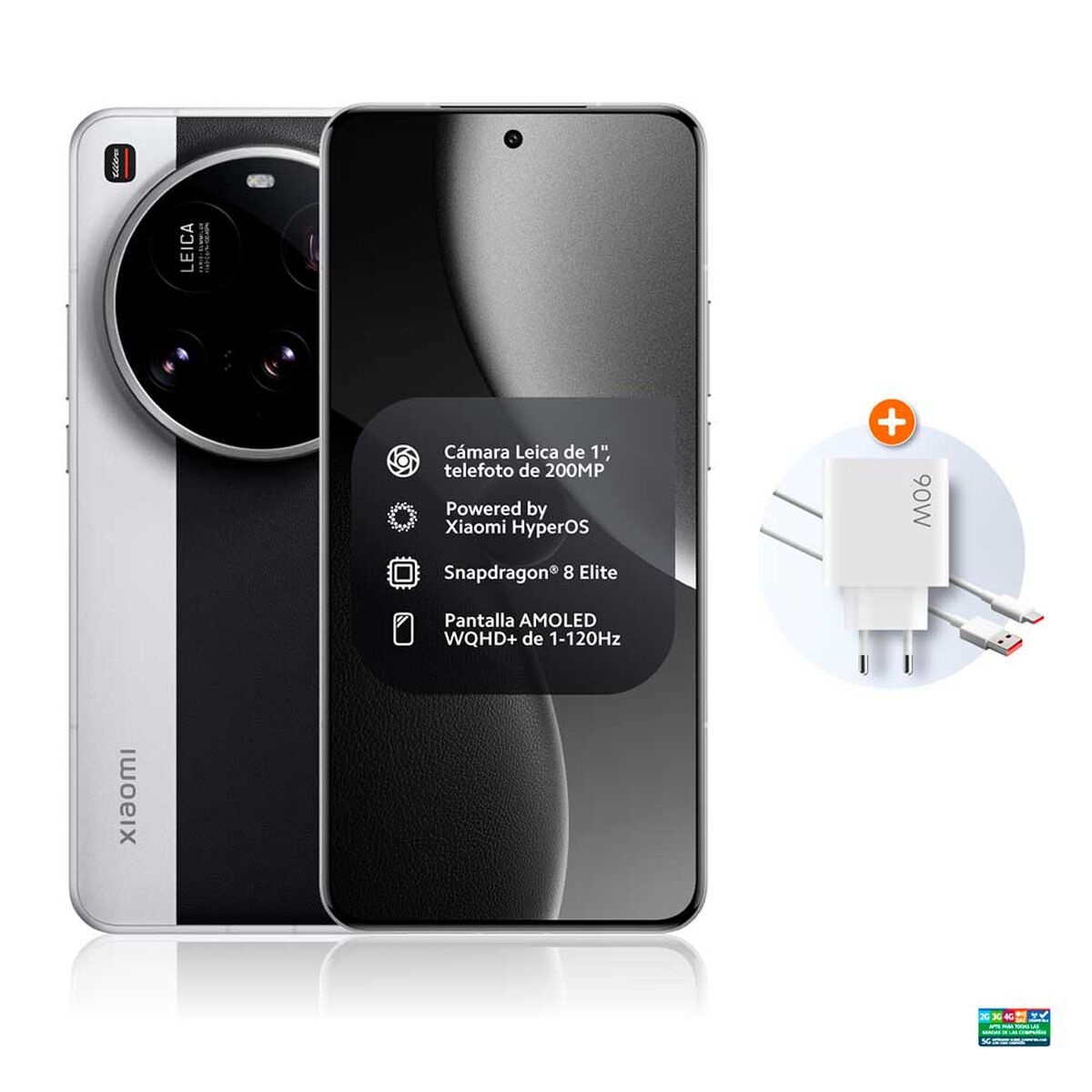 Celular Xiaomi 15 Ultra 512GB 6,73" Plateado Liberado + Kit