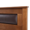 Cama Europea Rosen Base Dividida 2 Plazas Ergo-T + Respaldo + 2 Veladores Ferrara