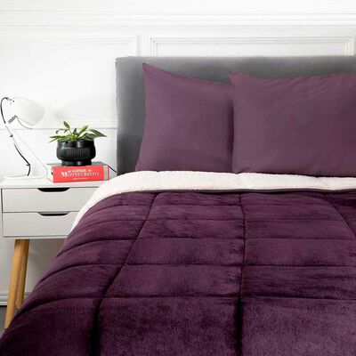 Plum&oacute;n Flannel Sherpa Casanova 1.5 Plazas
