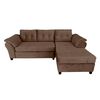 Sofá Seccional Living Factory Samy 4 Cuerpos Chocolate Sofá Seccional Living Factory Samy 4 Cuerpos Chocolate