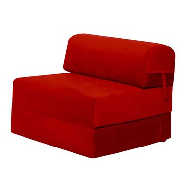 Sofá Cama Latam Home Velvet Siena 1 Cuerpo Burdeo