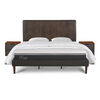 Cama Europea CIC King Ortopedic Advance + Respaldo Baker + 2 Veladores + Almohadas + Plum&oacute;n