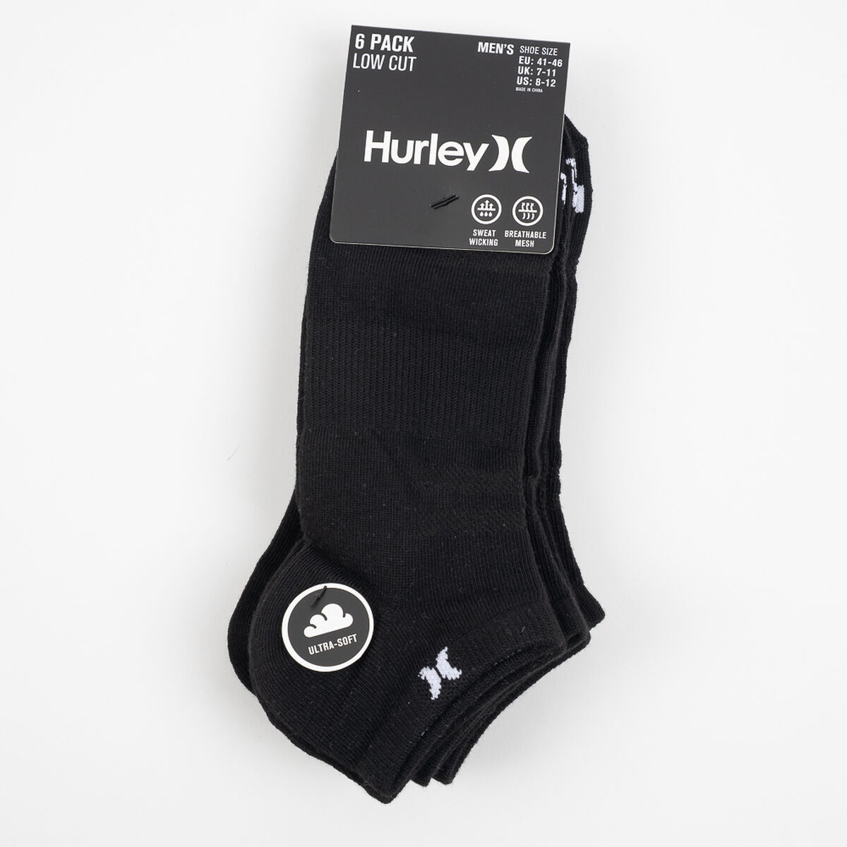 Pack 6 Calcetas Deportiva Unisex Hurley