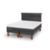 Cama Europea CIC Base Dividida 2 Plazas Ortopedic Advance + Respaldo Dublin