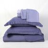 Set Quilt + Juego de Sábanas Mashini 2 Plazas Liso Morado