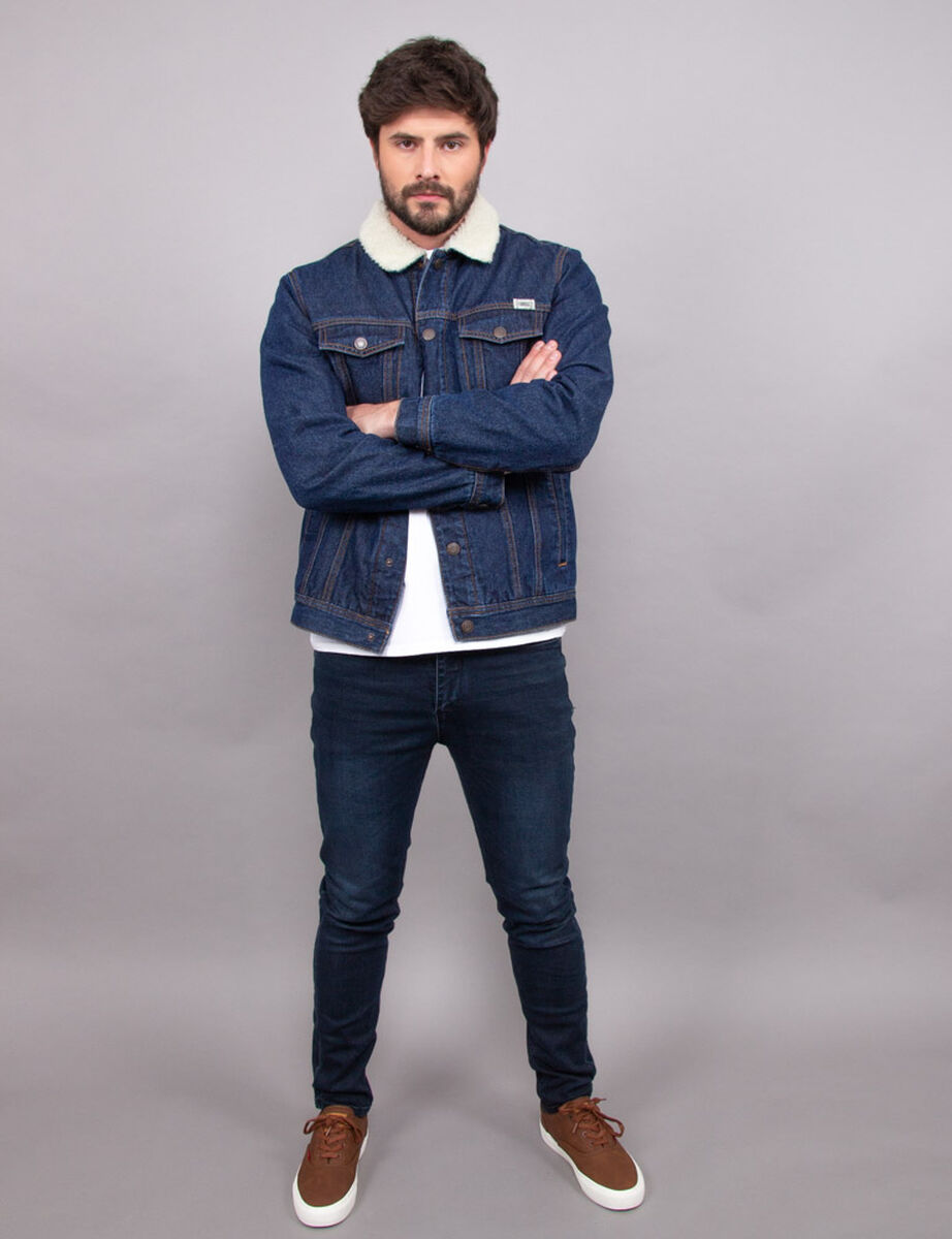 Chaqueta de Mezclilla con Chiporro Hombre Fiorucci
