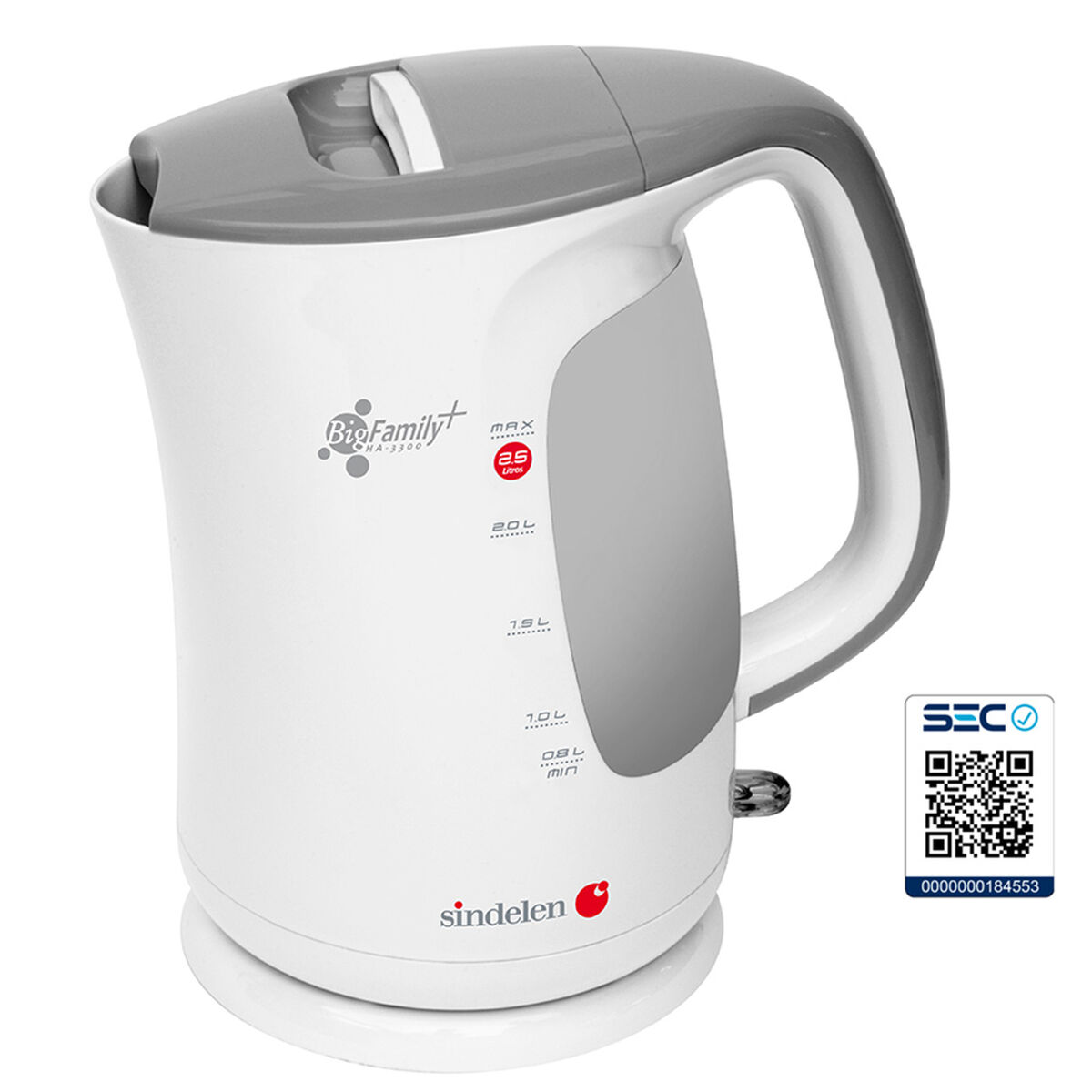 Hervidor Eléctrico Sindelen HA3300BL 2,5 lts.