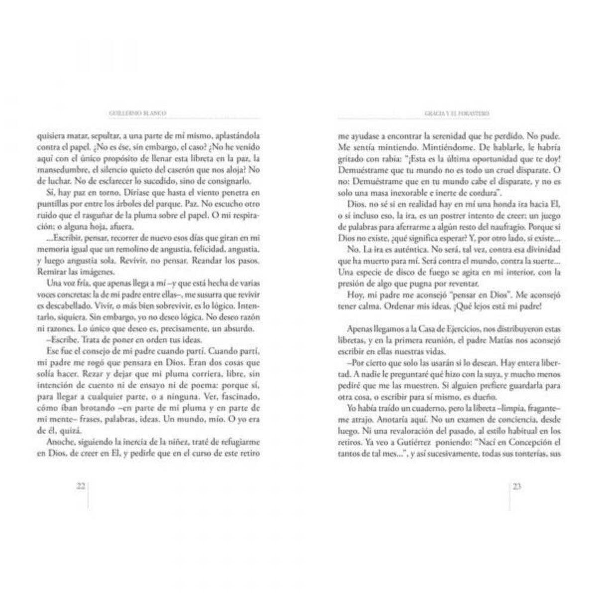 Libro Gracia y El Forastero Guillermo Blanco Editorial Zig-Zag