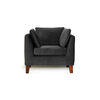 Juego de Living Barra Design Estocolmo Sofá 3 Cuerpos + Dos Sillones 1 Cuerpo Negro