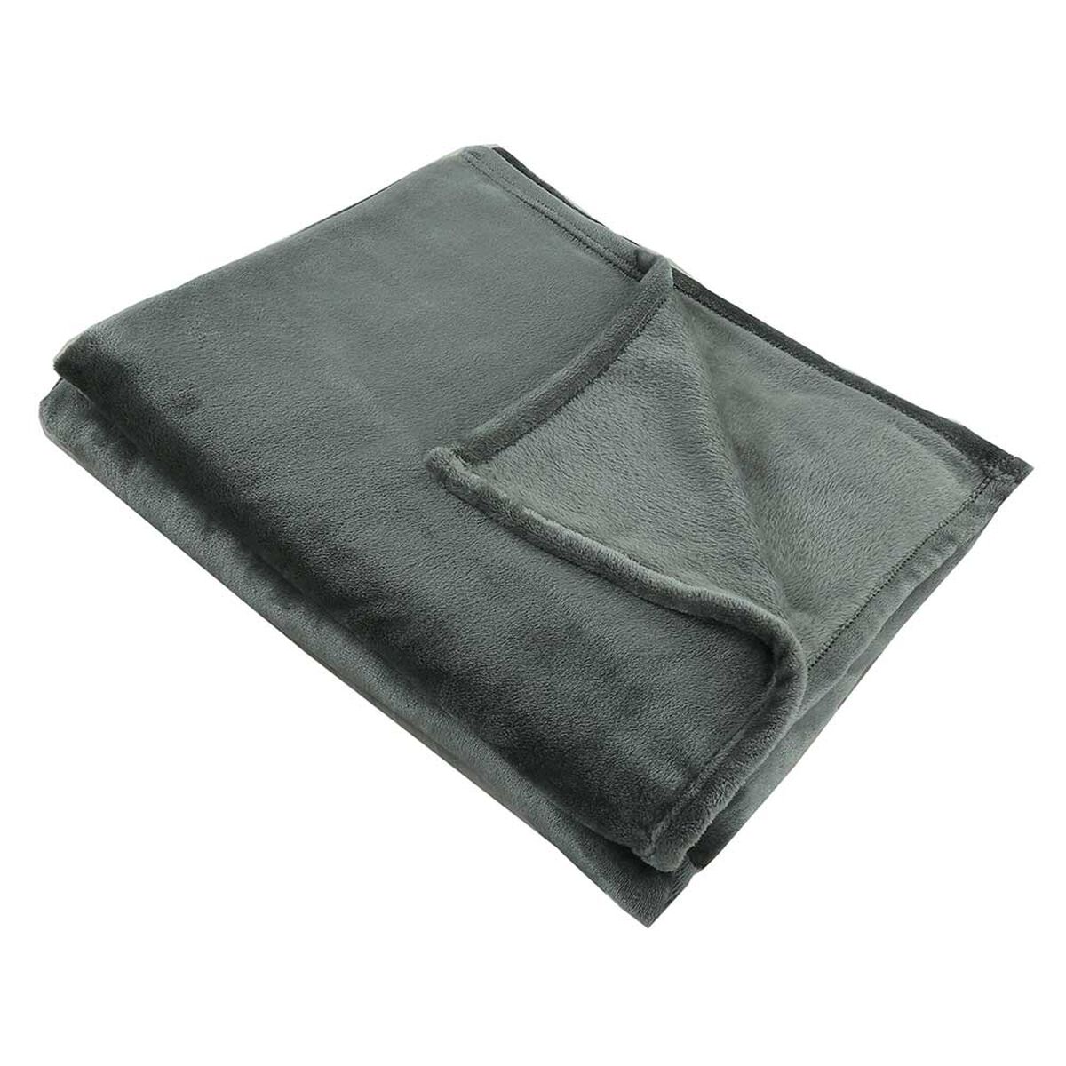 Frazada Flannel Illusions 2 Plazas Aqua
