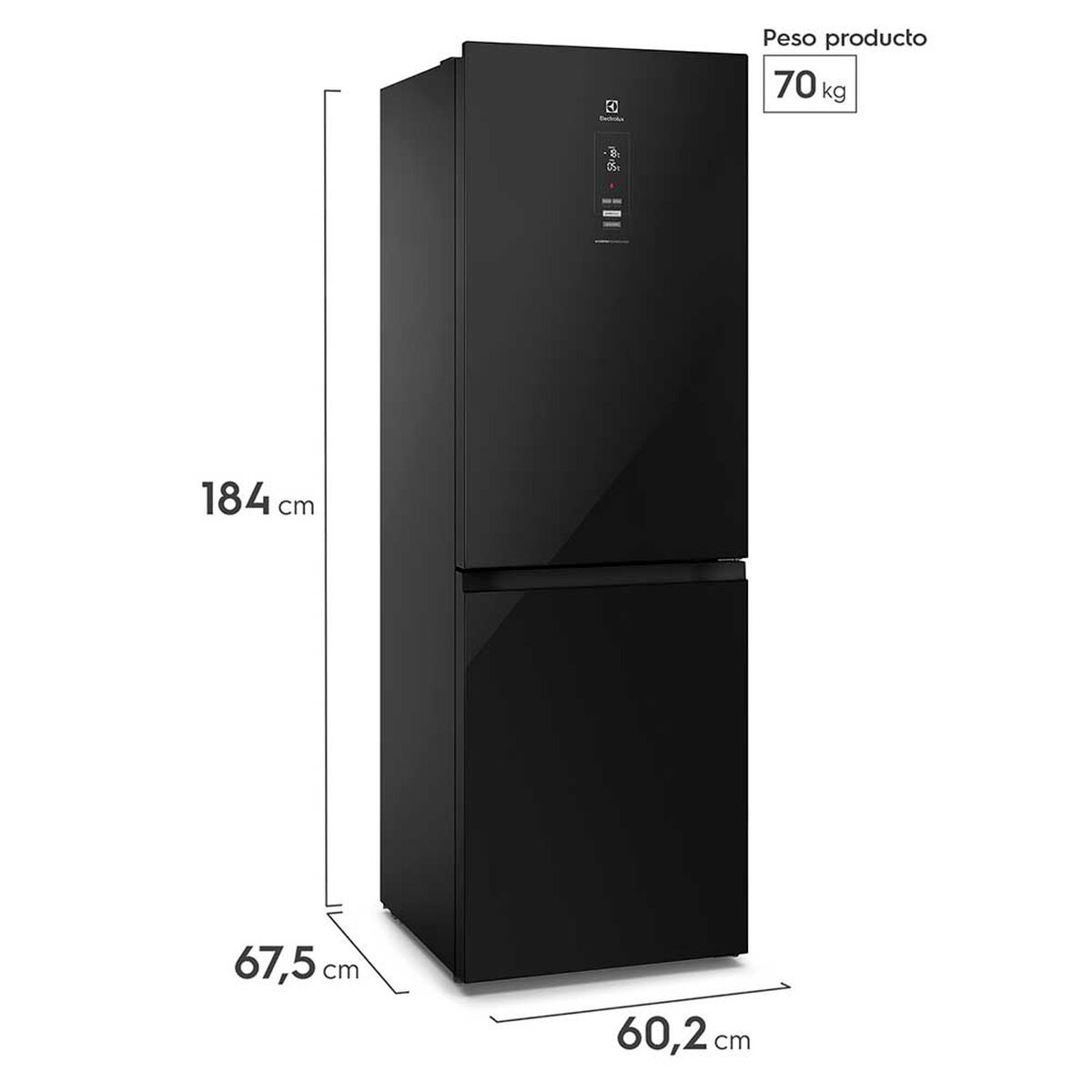 Refrigerador No Frost Electrolux DB60GE 322 lts.