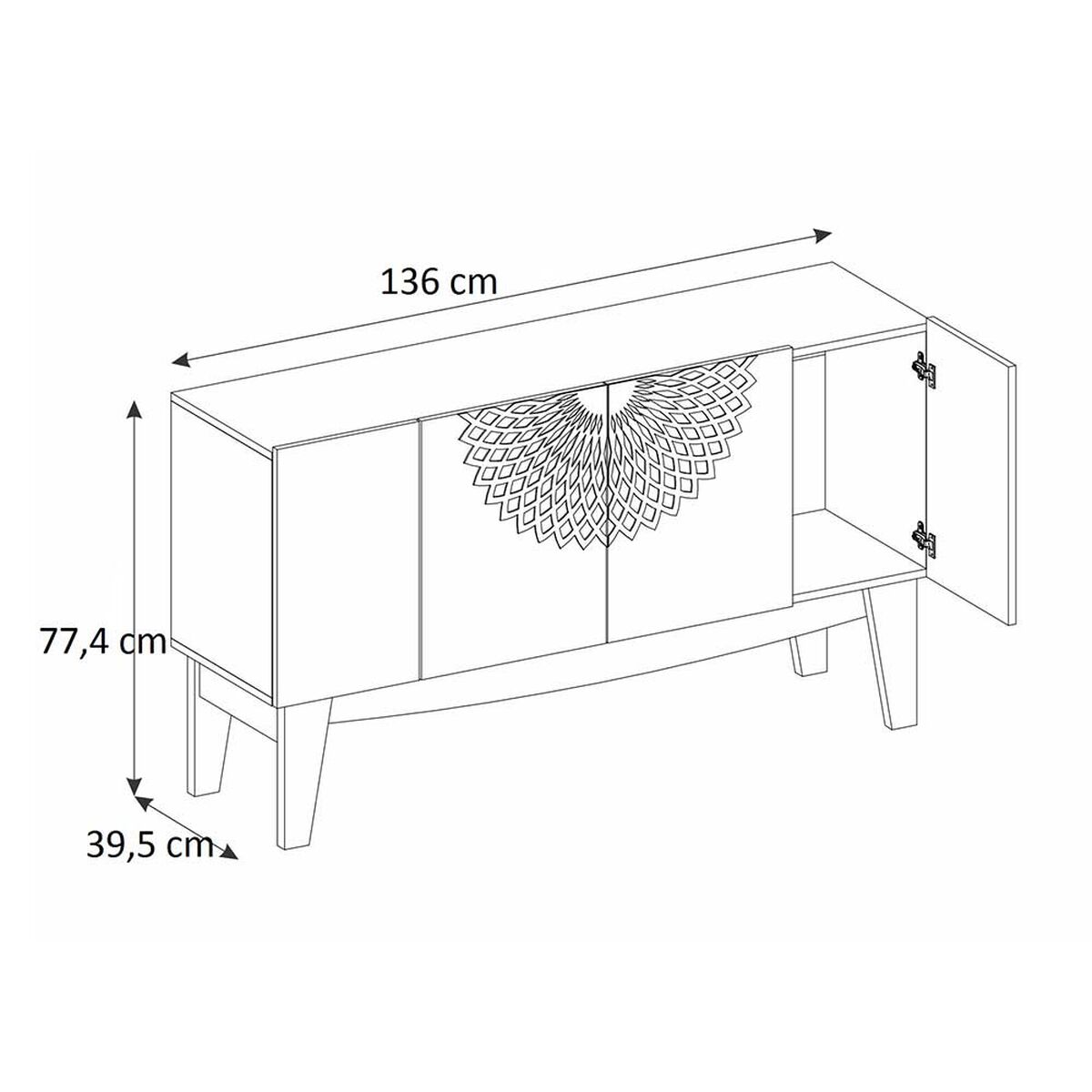 Buffet Exit Jade Matte Beige