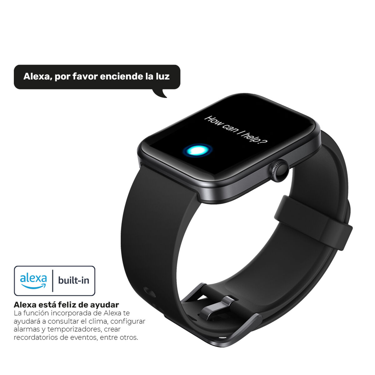 Smartwatch Lhotse Live 206 1,69" Negro