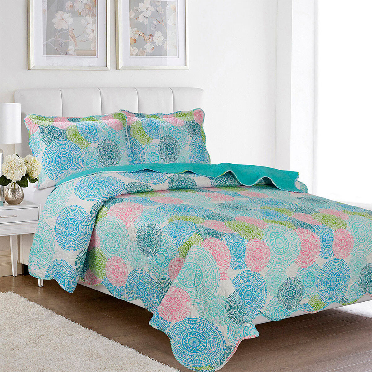 Quilt Estampado 2 Plazas