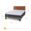 Cama Europea CIC 2 Plazas Ortopedic Advance + Respaldo New Villarrica
