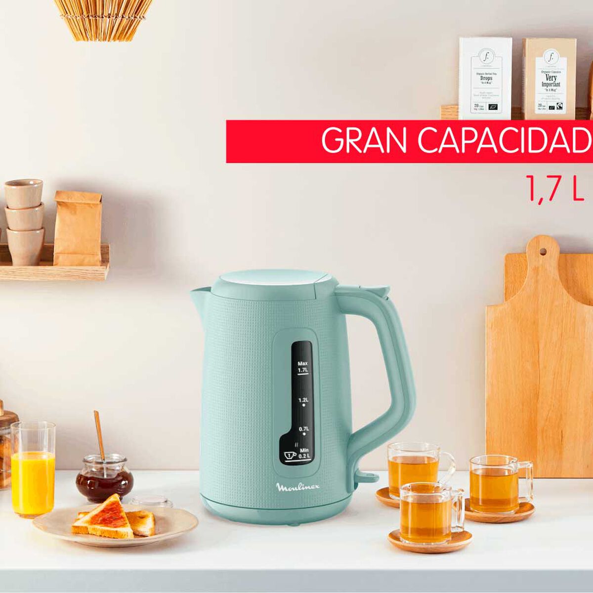Hervidor Moulinex BY2M1310 1,7 lts.