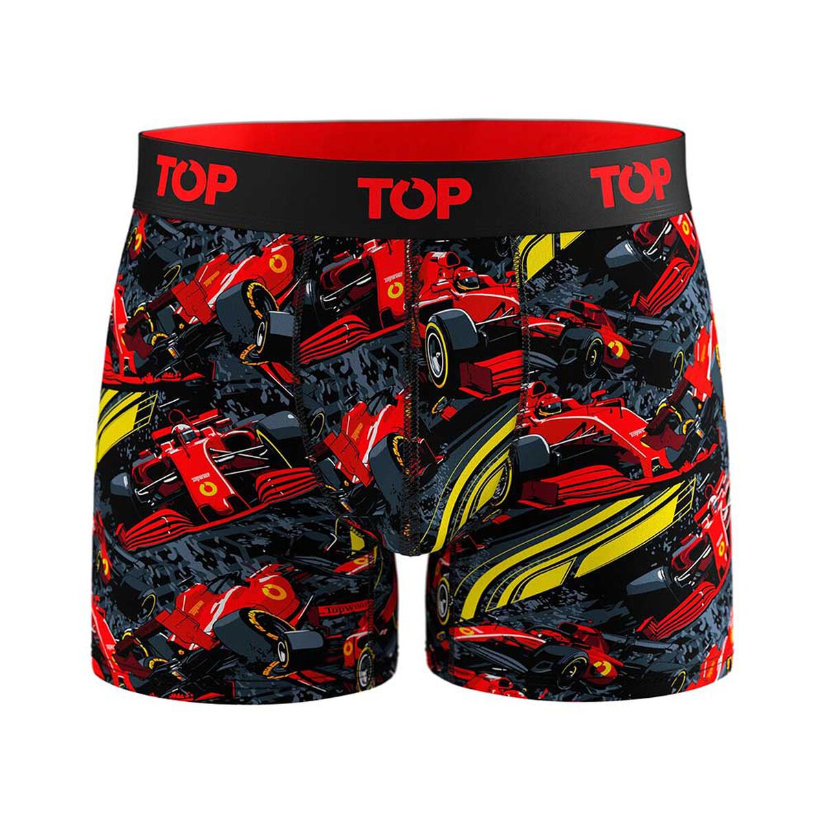 Pack 3 B&oacute;xer Medio Algod&oacute;n Motores Hombre Top
