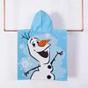 Toalla de Playa con Capucha Infantil Disney Copos Frozen 60 x 120 cm