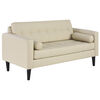 Sofá PU Bodevir Retro 3 Cuerpos Beige