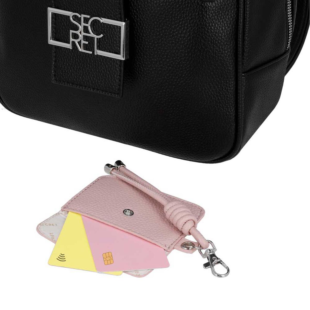 Mochila de Mujer Secret Ibiza SC7 Mediana Negra