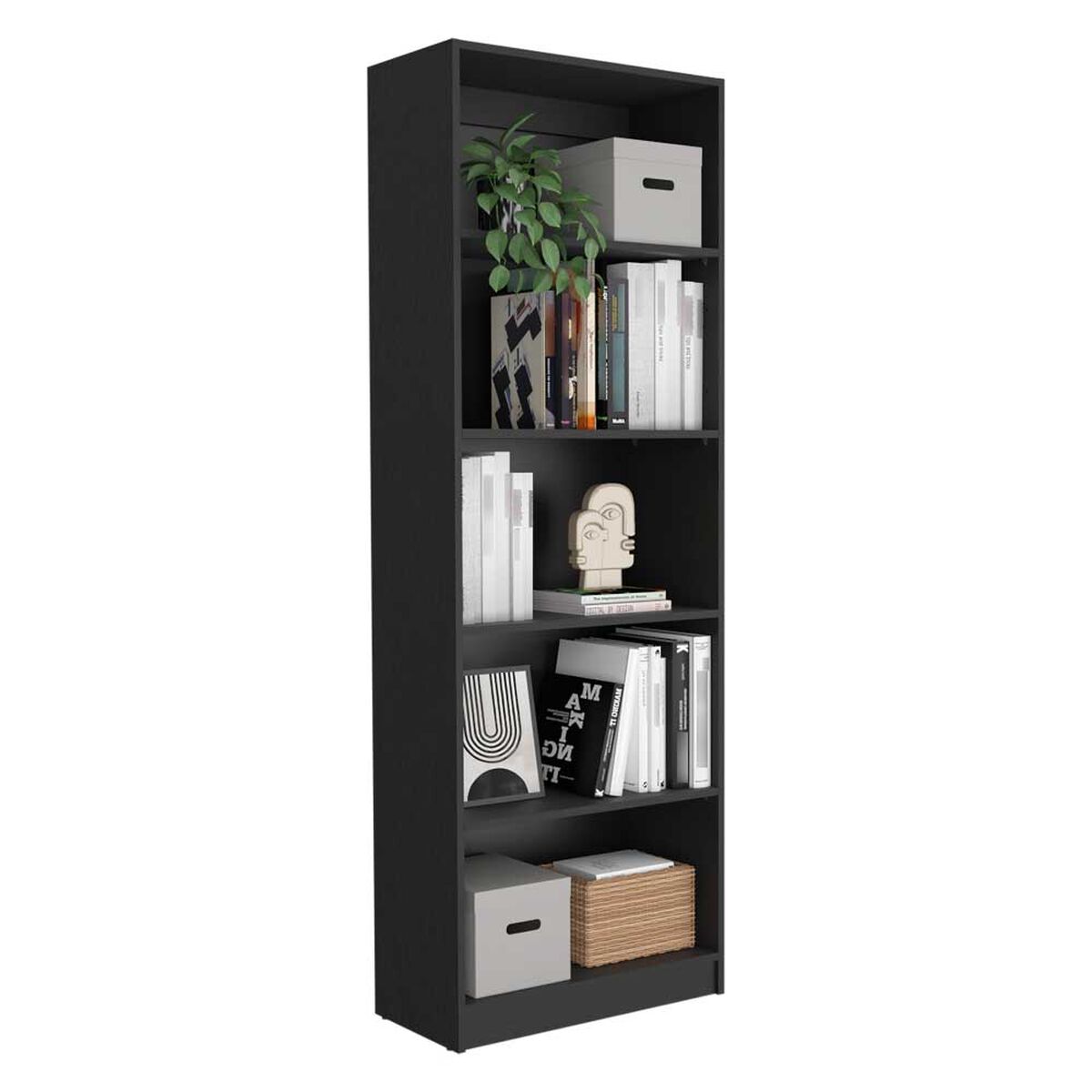 Estante 5 Repisas + Complemento TuHome Home Wengue
