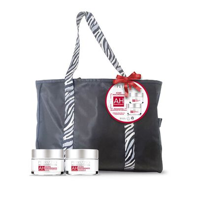 Set de Cremas Antiarrugas Día + Noche Ácido Hialurónico + Cartera