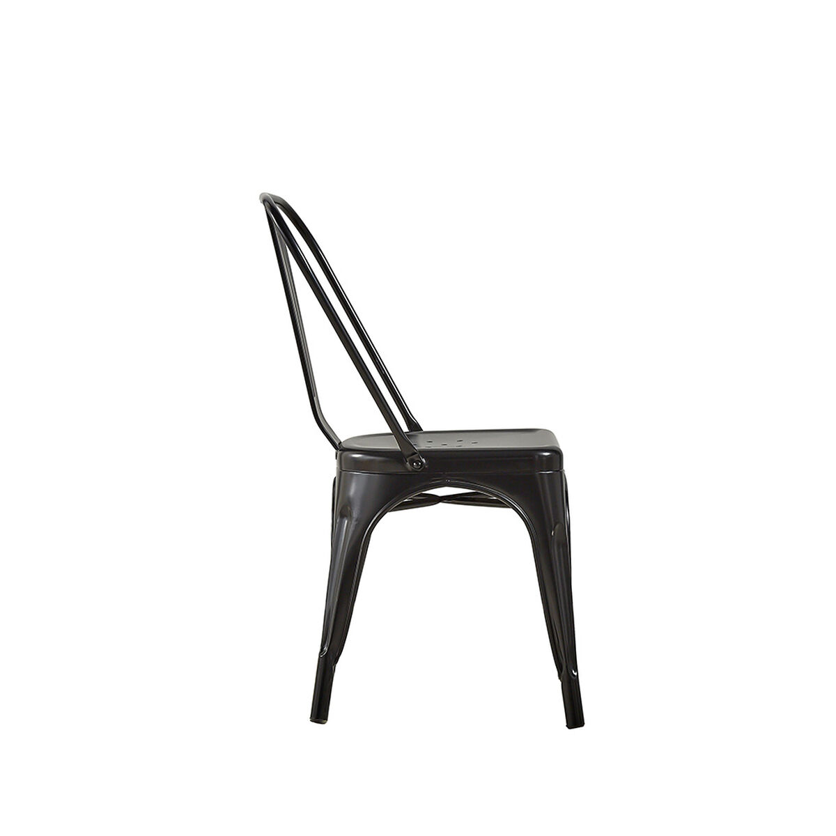 Silla Spazzio Tolix Negro Mate
