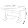 Mesa de Centro Exit Isis Pino Beige
