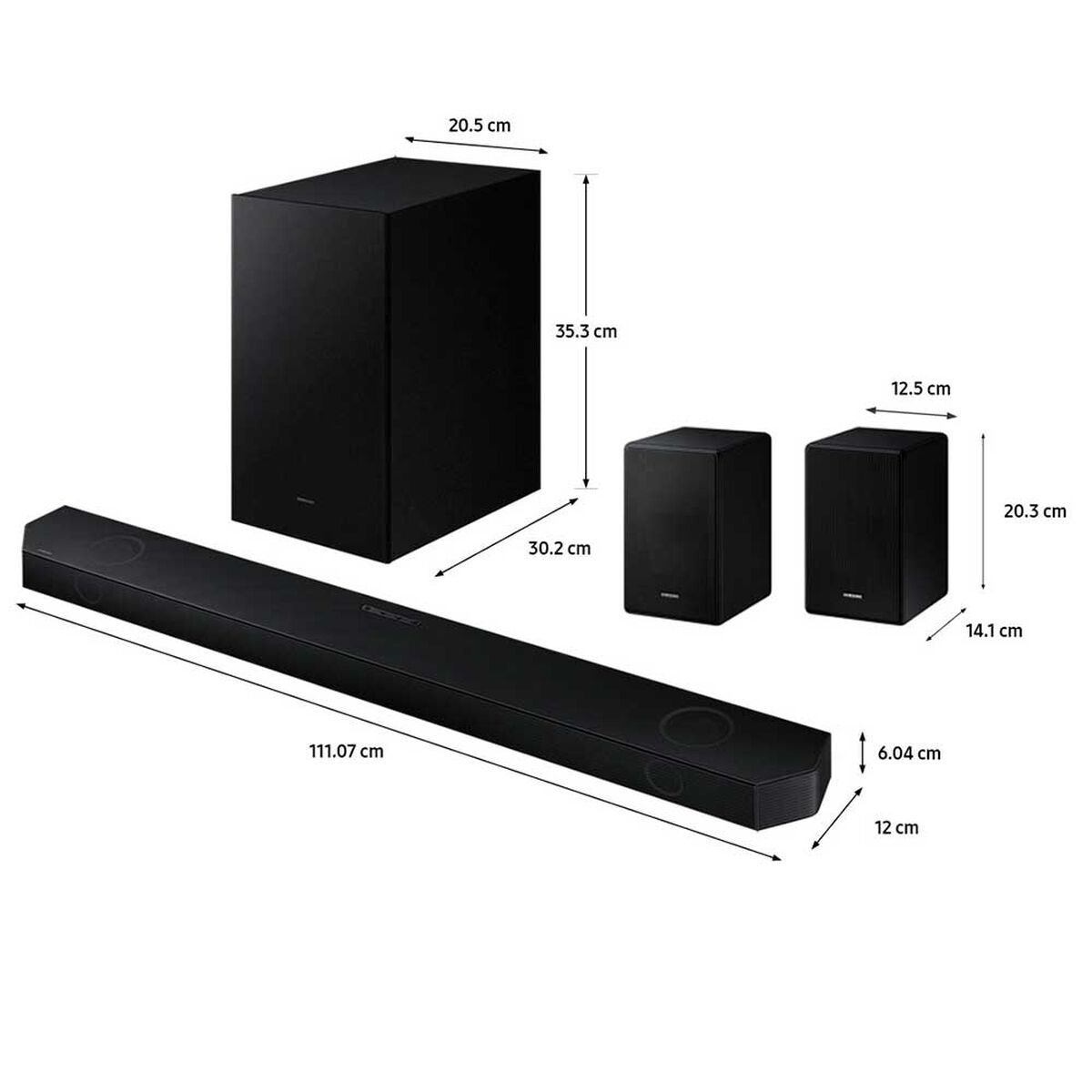 Soundbar Samsung HW-Q700B/ZS Negro