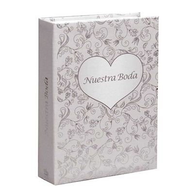 &Aacute;lbum para Fotos Cart&oacute;n Vgo Estampado Nuestra Boda 100 Fotos Mod2