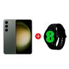 Combo Celular Samsung Galaxy S23 128GB 6,1" Green Liberado + Smartwatch Galaxy Watch4 40mm Black