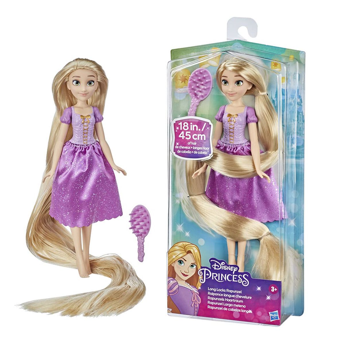 Muñeca Disney Princesas Larga Melena Rapunzel Enredados